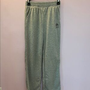 SHEIN Kids Grey Joggers with Playful Patch